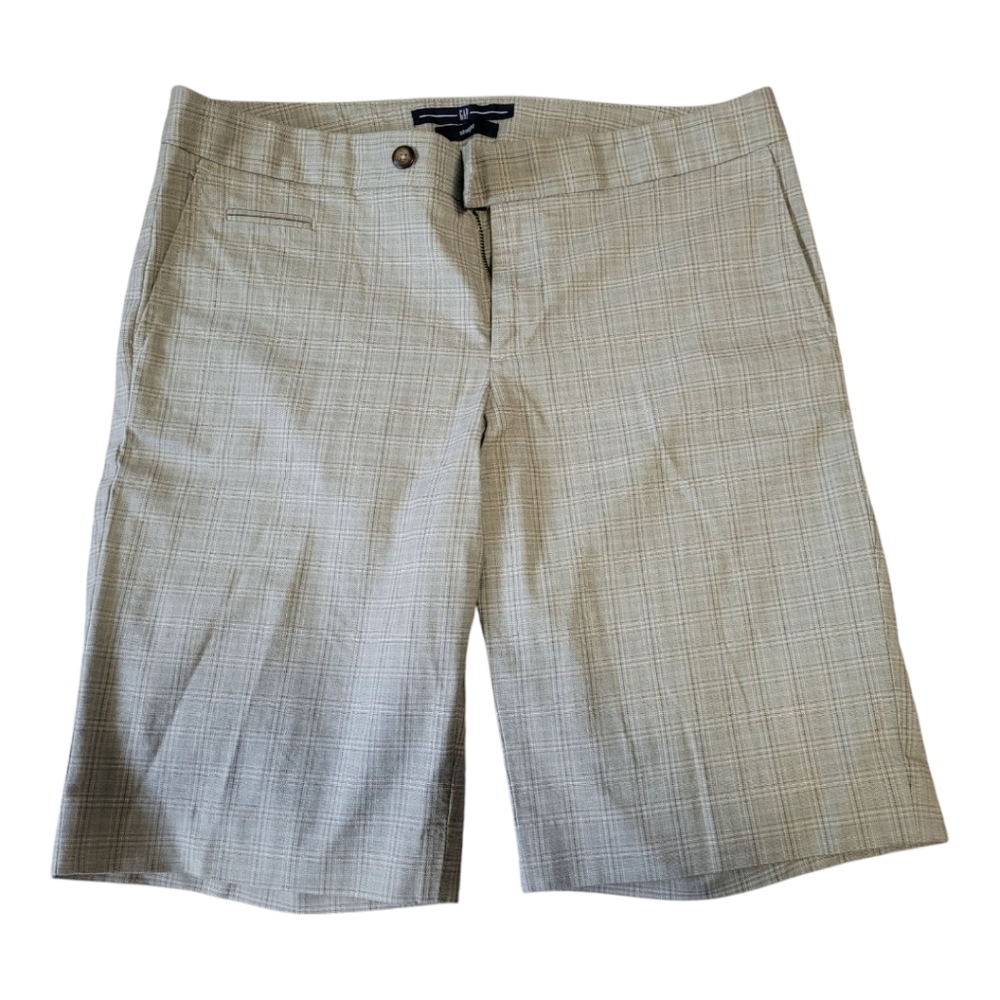GAP Stretch‎ straight Shorts, Plaid Business casual